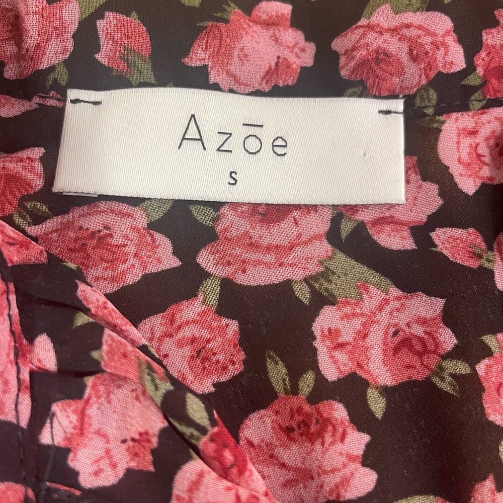 Azoe sheer button down blouse small - Picture 10 of 12